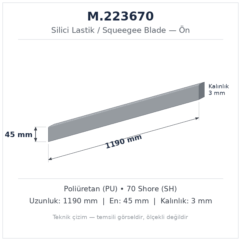 Silici Lastik M.223670