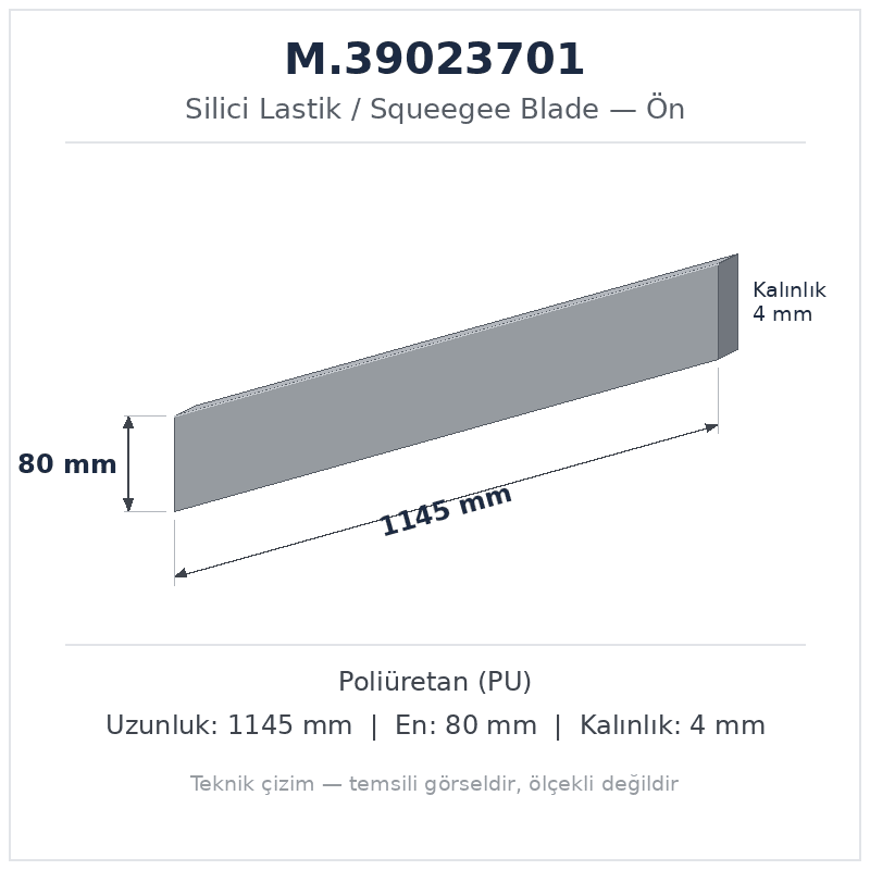 Silici Lastik M.39023701