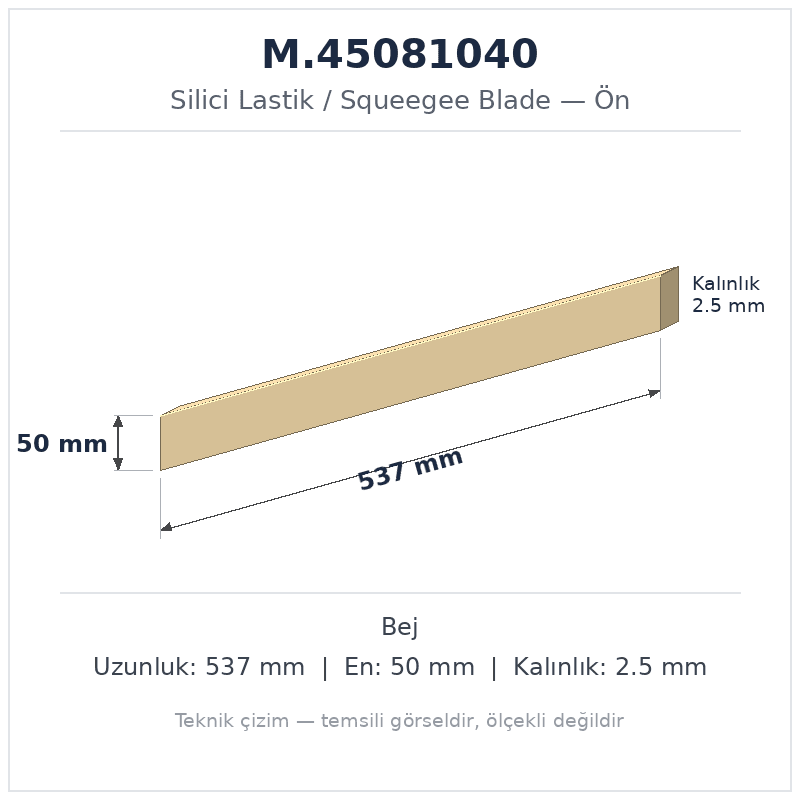 Silici Lastik M.45081040