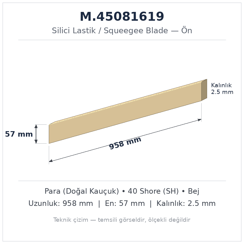 Silici Lastik M.45081619