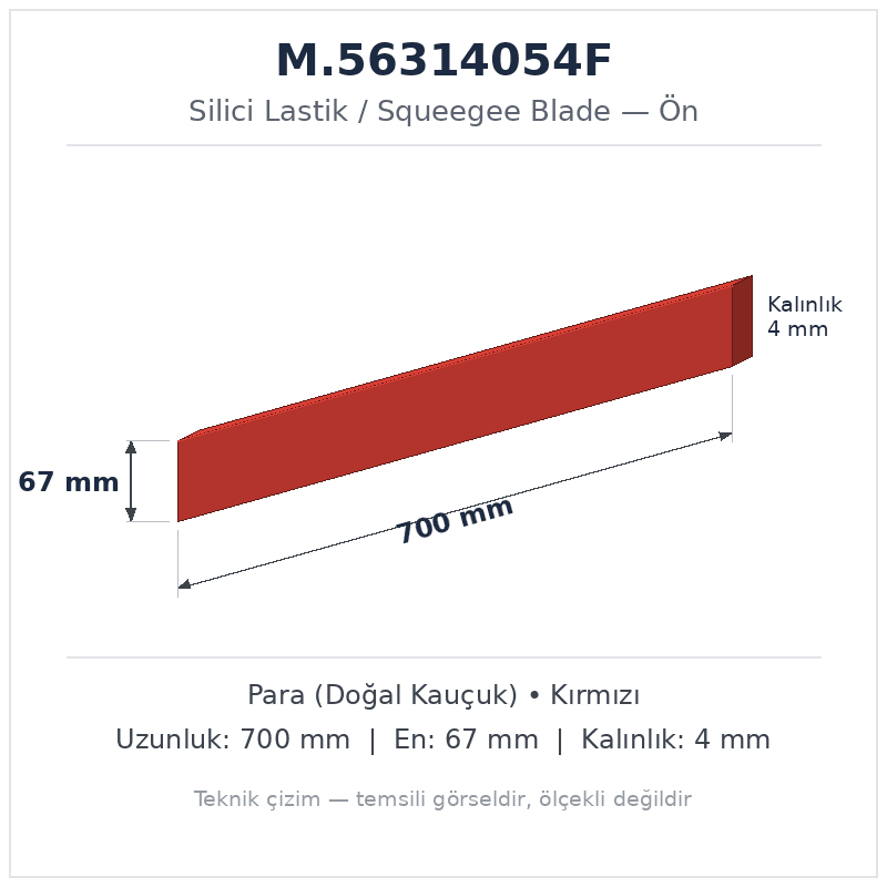 Silici Lastik M.56314054F