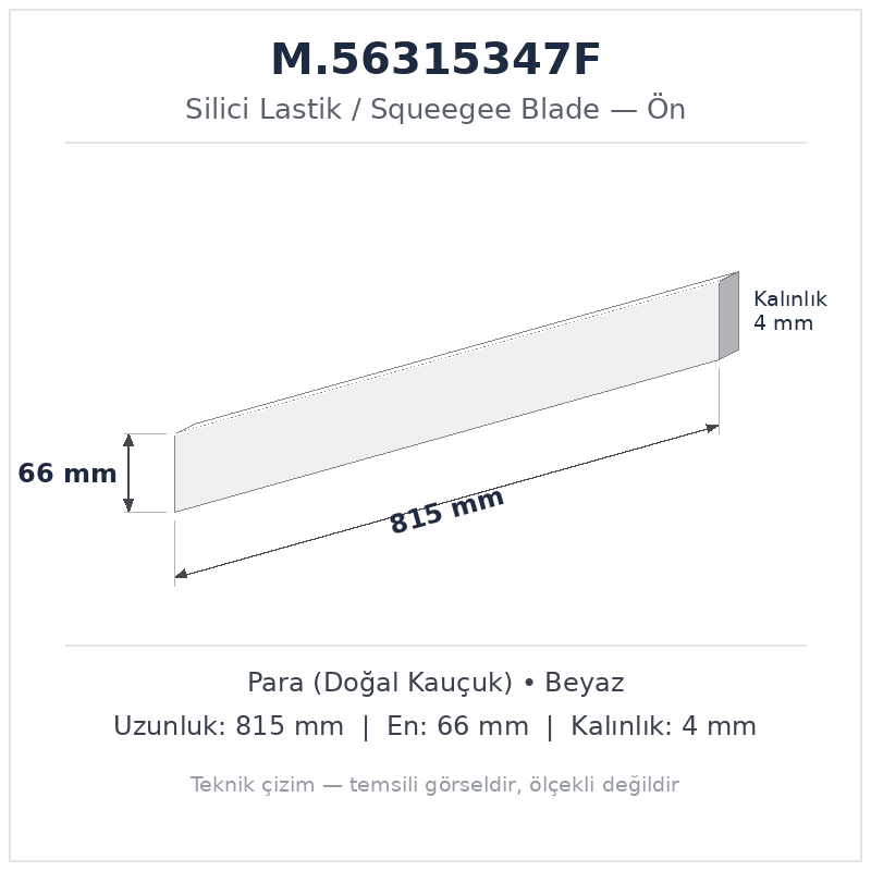 Silici Lastik M.56315347F