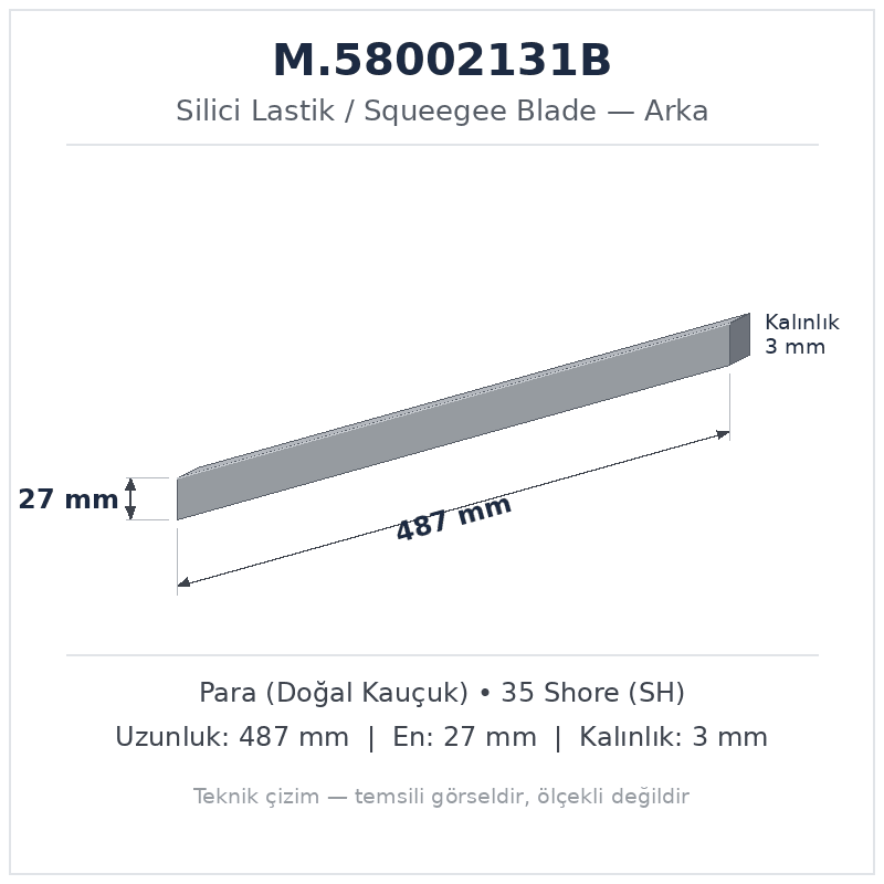 Silici Lastik M.58002131B