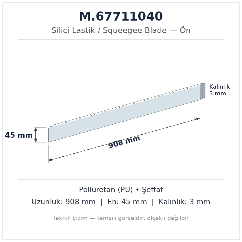 Silici Lastik M.67711040