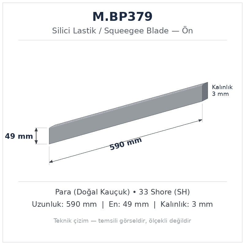 Silici Lastik M.BP379