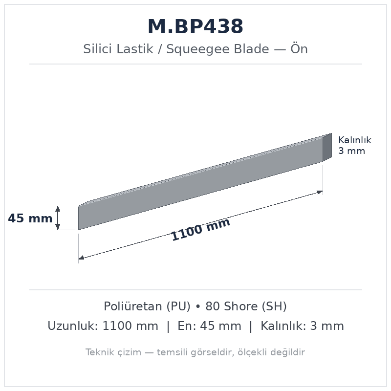 Silici Lastik M.BP438