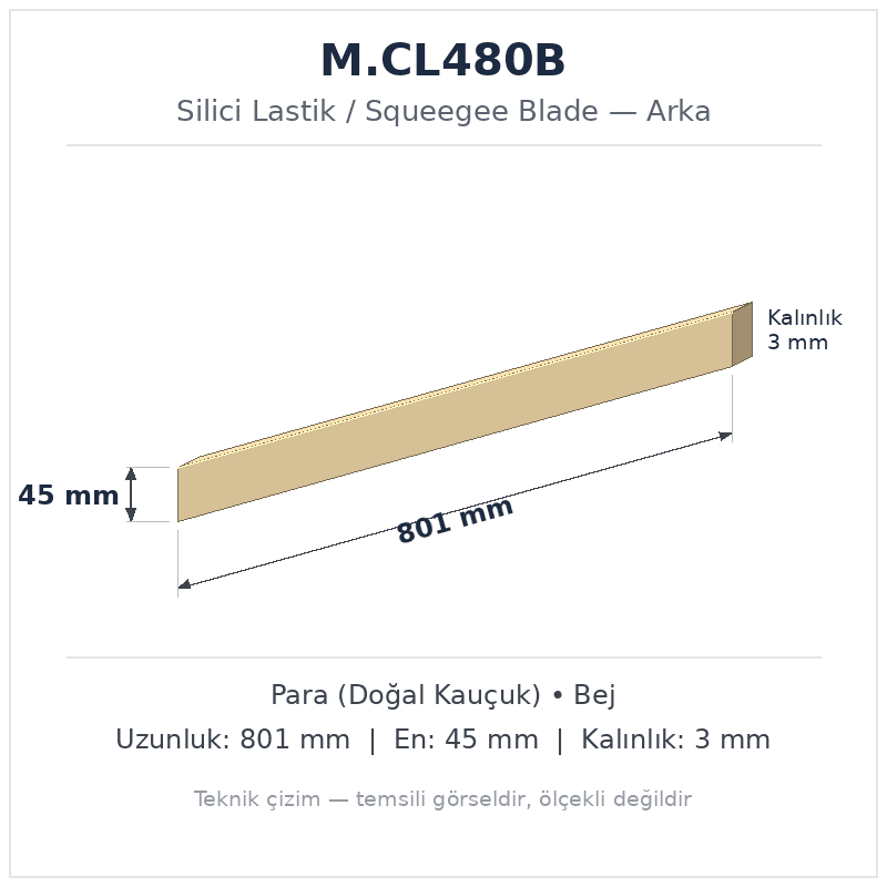 Silici Lastik M.CL480B