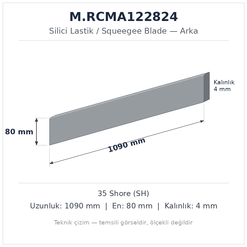 Silici Lastik M.RCMA122824