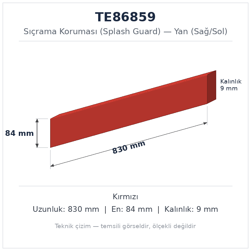 Sıçrama Koruması TE86859